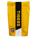 Colorado College Tigers Vive La Fete Game Day Gold Stripes Boys Solid Black Athletic Mesh Short - Vive La Fête - Online Apparel Store