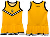 Colorado College Tigers Vive La Fete Game Day Gold Sleeveless Cheerleader Dress - Vive La Fête - Online Apparel Store