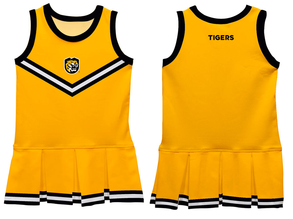 Colorado College Tigers Vive La Fete Game Day Gold Sleeveless Cheerleader Dress - Vive La Fête - Online Apparel Store