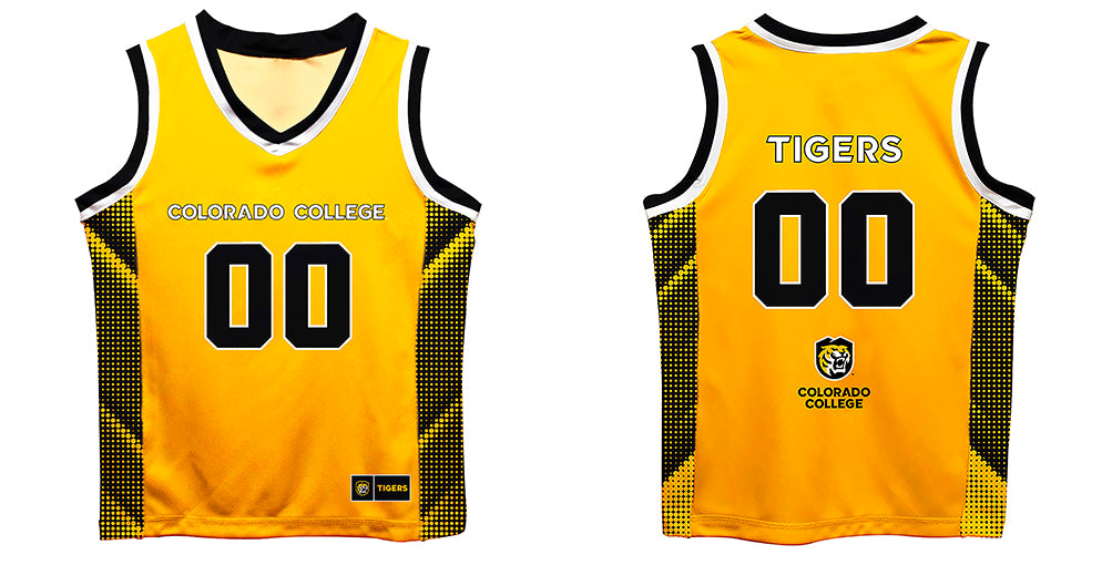 Colorado College Tigers Vive La Fete Game Day Gold Boys Fashion Basketball Top - Vive La Fête - Online Apparel Store