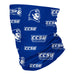 Central Connecticut State Blue Devils CCSU Neck Gaiter Blue All Over Logo - Vive La Fête - Online Apparel Store