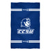 CCSU Blue Devils Vive La Fete Game Day Absorvent Premium Blue Beach Bath Towel 51 x 32" Logo and Stripes" - Vive La Fête - Online Apparel Store