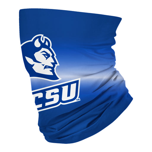 Central Connecticut State Blue Devils CCSU Degrade Logo Collegiate Face Cover Soft 4 Way Stretch Neck Gaiter - Vive La Fête - Online Apparel Store