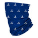 CCSU Blue Devils Vive La Fete All Over Logo Game Day  Collegiate Face Cover Soft 4-Way Stretch Two Ply Neck Gaiter - Vive La Fête - Online Apparel Store