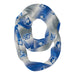 CCSU Blue Devils Vive La Fete All Over Logo Game Day Collegiate Women Ultra Soft Knit Infinity Scarf