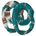Coastal Carolina Chanticleers Vive La Fete All Over Logo Women Set of 2 Light Weight Ultra Soft Infinity Scarfs