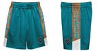 Coastal Carolina Chanticleers CCU Vive La Fete Game Day Teal Stripes Boys Solid Gold Athletic Mesh Short - Vive La Fête - Online Apparel Store