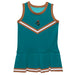 Coastal Carolina Chanticleers CCU Vive La Fete Game Day Teal Sleeveless Cheerleader Dress