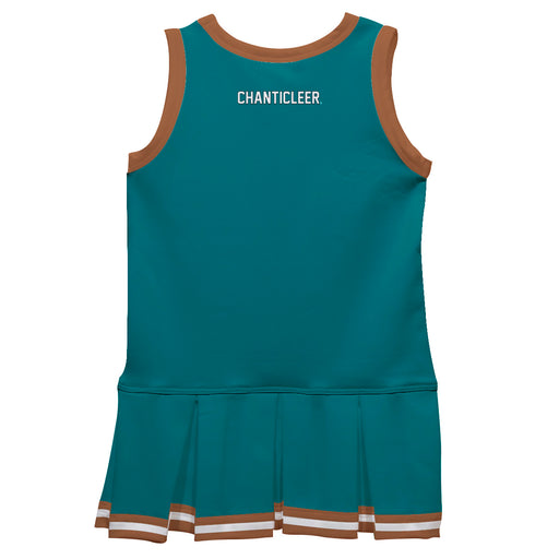 Coastal Carolina Chanticleers CCU Vive La Fete Game Day Teal Sleeveless Youth Cheerleader Dress - Vive La Fête - Online Apparel Store