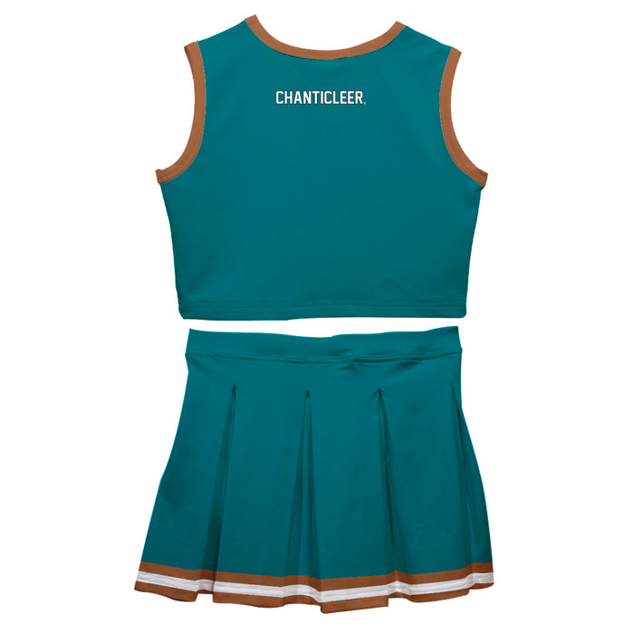 Coastal Carolina Chanticleers CCU Vive La Fete Game Day Teal Sleeveless Cheerleader Set - Vive La Fête - Online Apparel Store