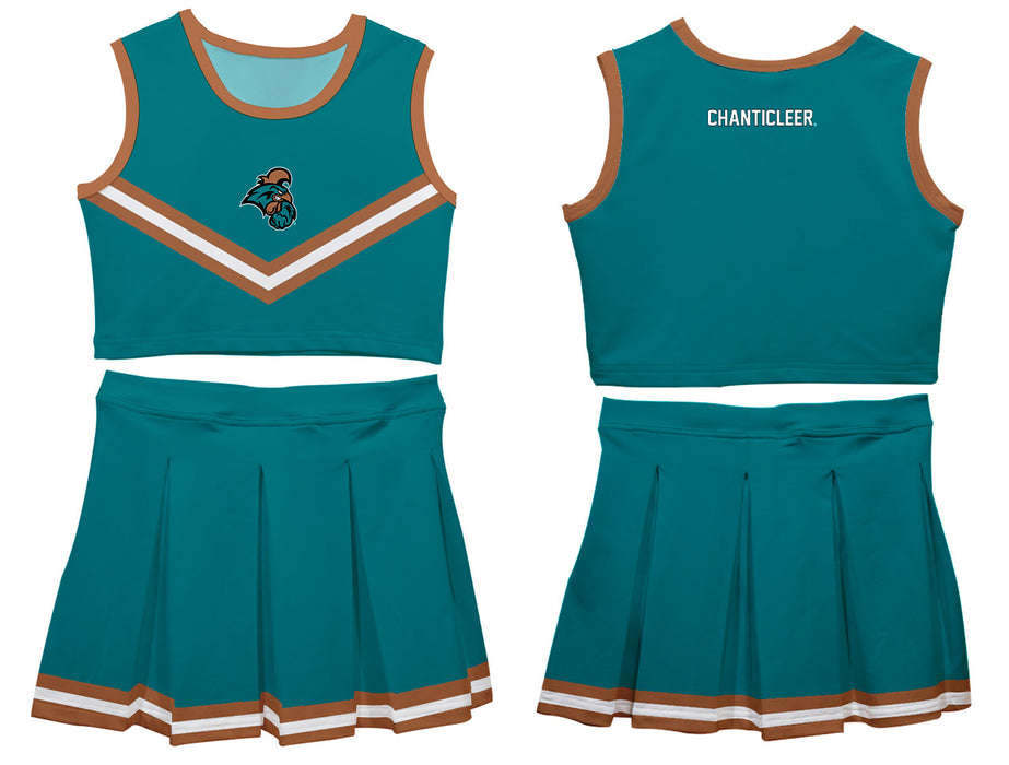 Coastal Carolina Chanticleers CCU Vive La Fete Game Day Teal Sleeveless Cheerleader Set - Vive La Fête - Online Apparel Store
