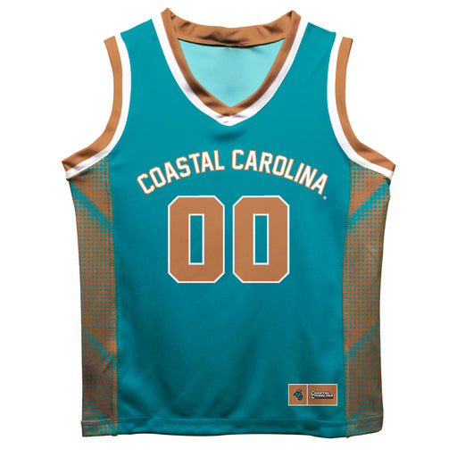 Coastal Carolina Chanticleers Vive La Fete Game Day Teal Boys Fashion Basketball Top