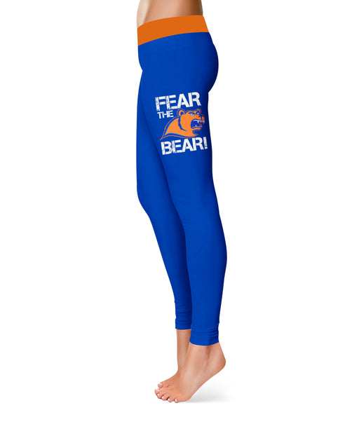 US Coast Guard Academy Women Solid Blue Leggings - Vive La Fête - Online Apparel Store