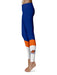 US Coast CGA Bears Vive La Fete Game Day Collegiate Ankle Color Block Women's Blue White Yoga Leggings - Vive La Fête - Online Apparel Store