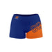 US Coast CGA Bears Vive La Fete Game Day Collegiate Leg Color Block Women Blue Orange Optimum Yoga Short - Vive La Fête - Online Apparel Store