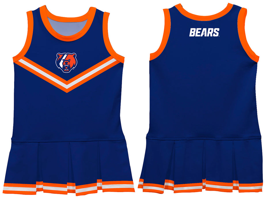 US Coast CGA Bears Vive La Fete Game Day Blue Sleeveless Youth Cheerleader Dress - Vive La Fête - Online Apparel Store