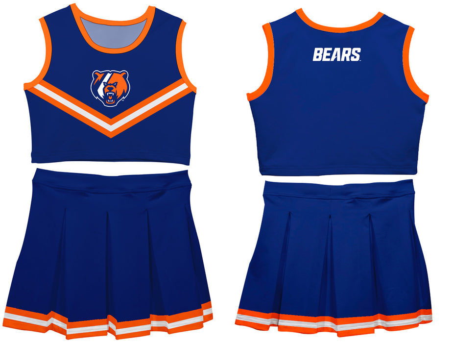 US Coast CGA Bears Vive La Fete Game Day Blue Sleeveless Cheerleader Set - Vive La Fête - Online Apparel Store