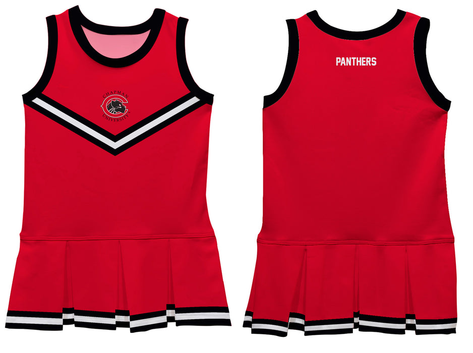 Chapman Panthers CU Vive La Fete Game Day Red Sleeveless Cheerleader Dress - Vive La Fête - Online Apparel Store