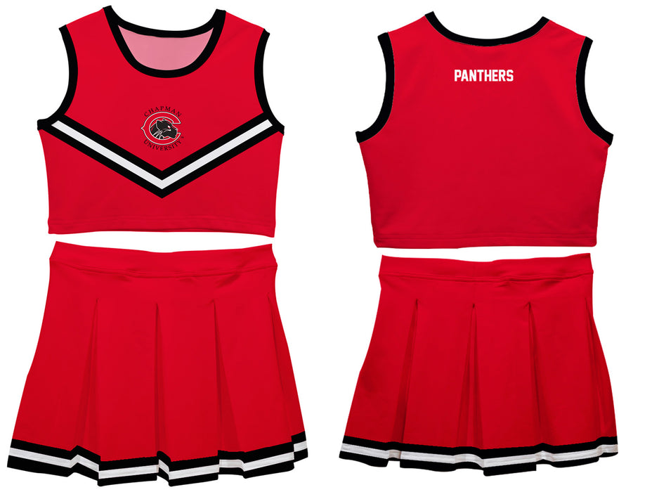 Chapman Panthers CU Vive La Fete Game Day Red Sleeveless Cheerleader Set - Vive La Fête - Online Apparel Store