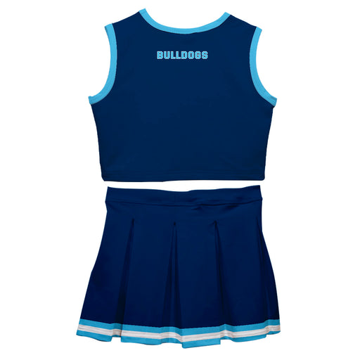 The Citadel Bulldogs Vive La Fete Game Day Blue Sleeveless Cheerleader Set - Vive La Fête - Online Apparel Store