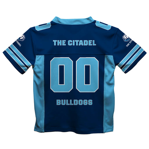 The Citadel Bulldogs Vive La Fete Game Day Blue Boys Fashion Football T-Shirt - Vive La Fête - Online Apparel Store
