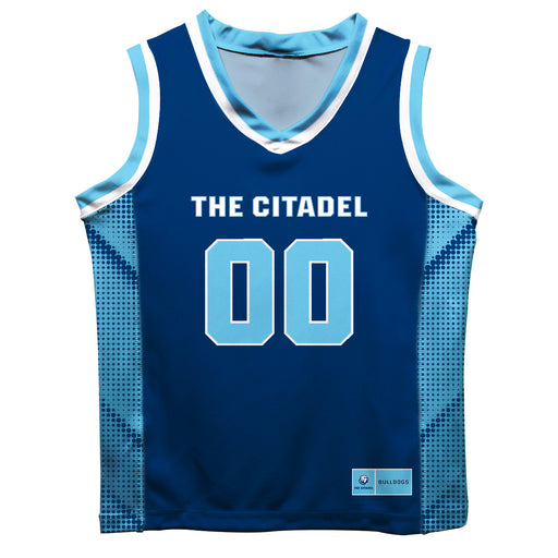 The Citadel Bulldogs Vive La Fete Game Day Blue Boys Fashion Basketball Top