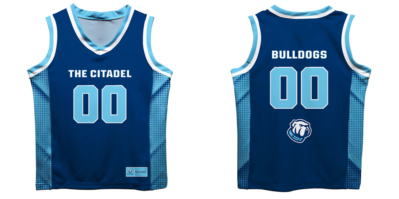 The Citadel Bulldogs Vive La Fete Game Day Blue Boys Fashion Basketball Top - Vive La Fête - Online Apparel Store