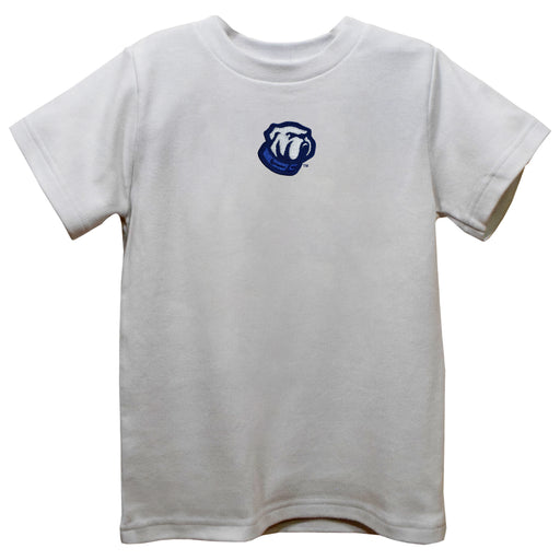 The Citadel Bulldogs Embroidered White Short Sleeve Boys Tee Shirt