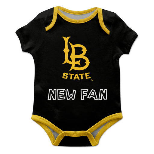 Cal State Long Beach 49ers Vive La Fete Infant Game Day Black Short Sleeve Onesie New Fan Logo Bodysuit - Vive La Fête - Online Apparel Store