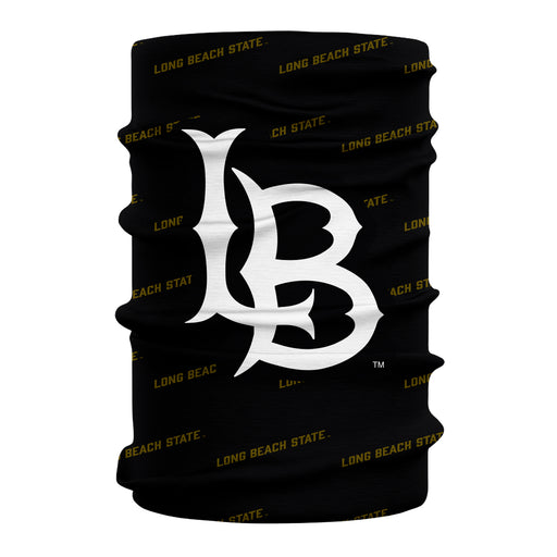 CSULB 49ers Vive La Fete All Over Logo Game Day Collegiate Face Cover Soft 4-Way Stretch Neck Gaiter - Vive La Fête - Online Apparel Store