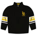 Cal State Long Beach 49ers Vive La Fete Game Day Black Quarter Zip Pullover Stripes on Sleeves - Vive La Fête - Online Apparel Store