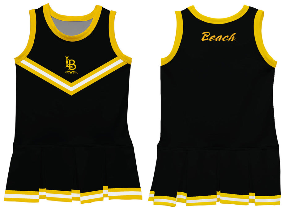 Cal State Long Beach 49ers Vive La Fete Game Day Black Sleeveless Cheerleader Dress - Vive La Fête - Online Apparel Store