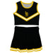 Cal State Long Beach 49ers Vive La Fete Game Day Black Sleeveless Cheerleader Set