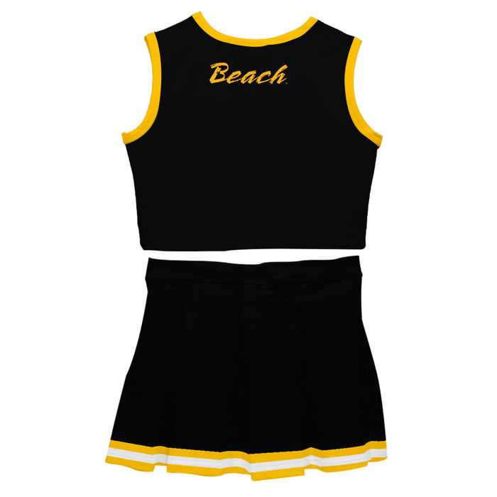 Cal State Long Beach 49ers Vive La Fete Game Day Black Sleeveless Cheerleader Set - Vive La Fête - Online Apparel Store