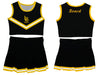 Cal State Long Beach 49ers Vive La Fete Game Day Black Sleeveless Cheerleader Set - Vive La Fête - Online Apparel Store