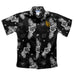 Cal State Long Beach 49ers Black Hawaiian Short Sleeve Button Down Shirt