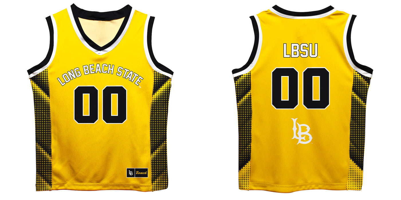 Cal State Long Beach 49ers Vive La Fete Game Day Gold Boys Fashion Basketball Top - Vive La Fête - Online Apparel Store