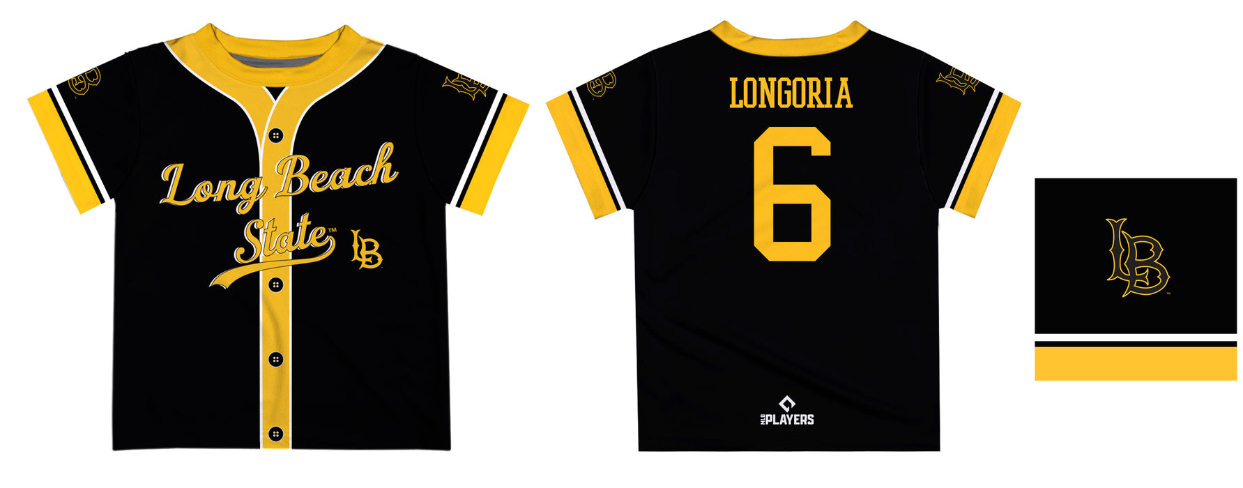 MLB Players Association Cal State Long Beach 49ers MLBPA Officially Licensed by Vive La Fete T-Shirt - Vive La Fête - Online Apparel Store