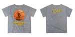 CSULB 49ers Original Dripping Basketball Gold T-Shirt by Vive La Fete - Vive La Fête - Online Apparel Store