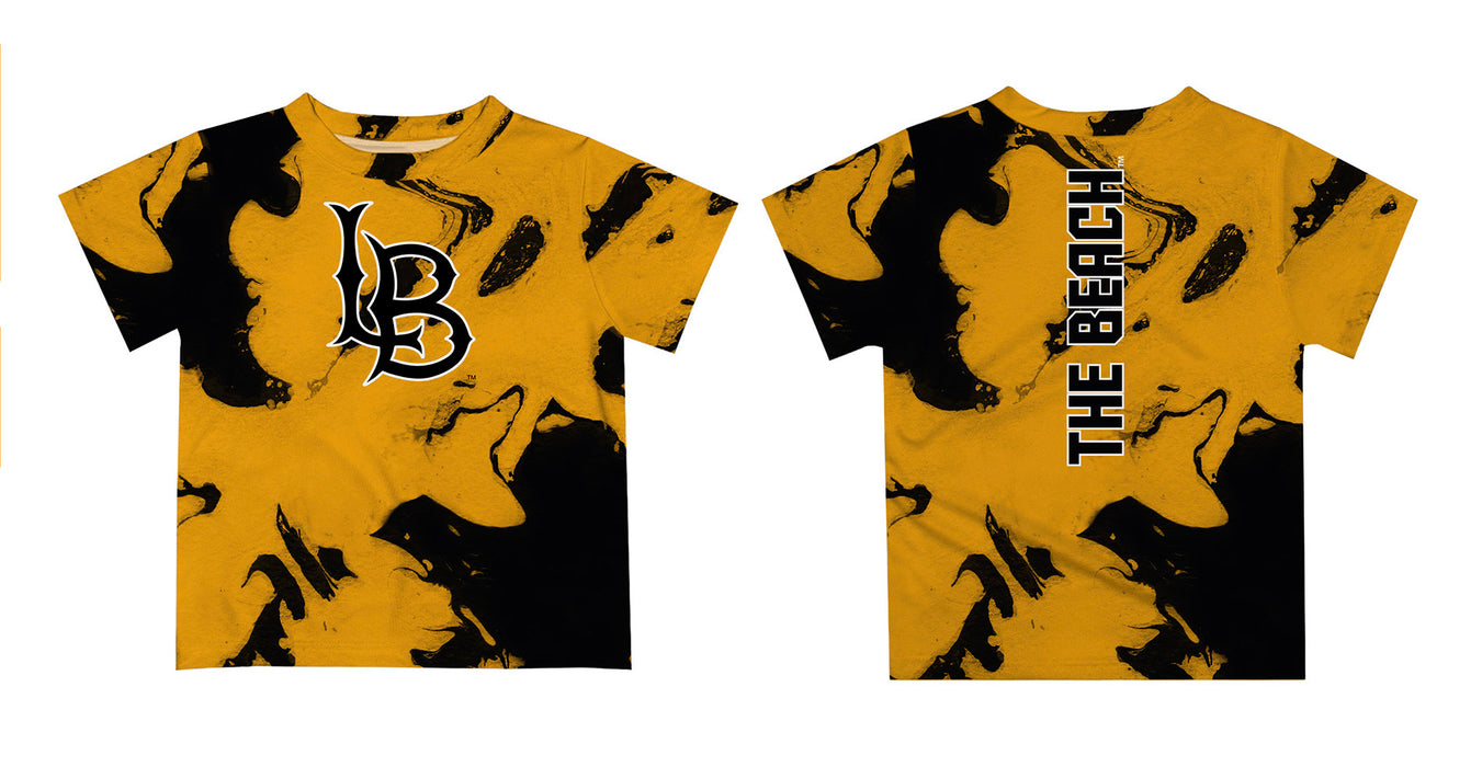 Cal State Long Beach 49ers Vive La Fete Marble Boys Game Day Gold Short Sleeve Tee - Vive La Fête - Online Apparel Store