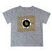 CSULB 49ers Vive La Fete  Heather Gray Art V1 Short Sleeve Tee Shirt