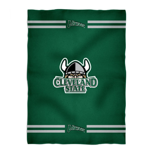 Cleveland State Vikings Blanket Green - Vive La Fête - Online Apparel Store