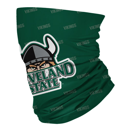 Cleveland State Vikings Neck Gaiter Green All Over Logo - Vive La Fête - Online Apparel Store