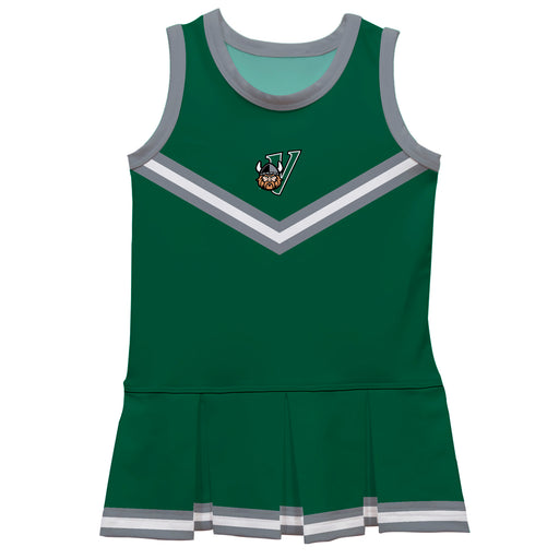 Cleveland State Vikings Vive La Fete Game Day Green Sleeveless Cheerleader Dress