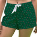 Cleveland State Vikings Vive La Fete Game Day All Over Logo Women Green Lounge Shorts