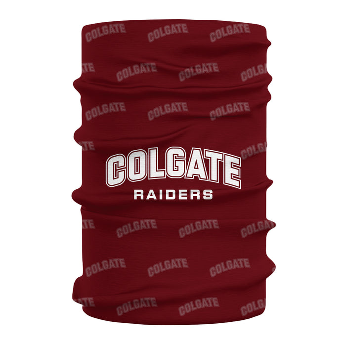 Colgate University Raiders Vive La Fete All Over Logo Game Day  Collegiate Face Cover Soft 4-Way Stretch Neck Gaiter - Vive La Fête - Online Apparel Store