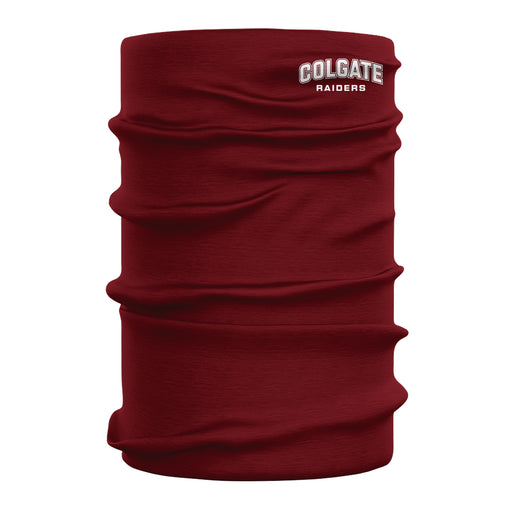 Colgate University Raiders Vive La Fete Maroon Game Day Collegiate Logo Face Cover Soft  Four Way Stretch Neck Gaiter - Vive La Fête - Online Apparel Store