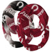 Colgate Raiders Vive La Fete All Over Logo Game Day Collegiate Women Set of 2 Light Weight Ultra Soft Infinity Scarfs