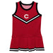 Colgate University Raiders Vive La Fete Game Day Maroon Sleeveless Cheerleader Dress