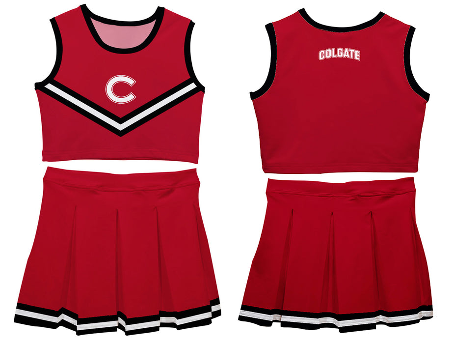 Colgate University Raiders Vive La Fete Game Day Maroon Sleeveless Cheerleader Set - Vive La Fête - Online Apparel Store